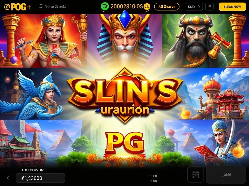 กราฟิกสวยงามของเกม PG สล็อต แสดงธีมต่างๆ